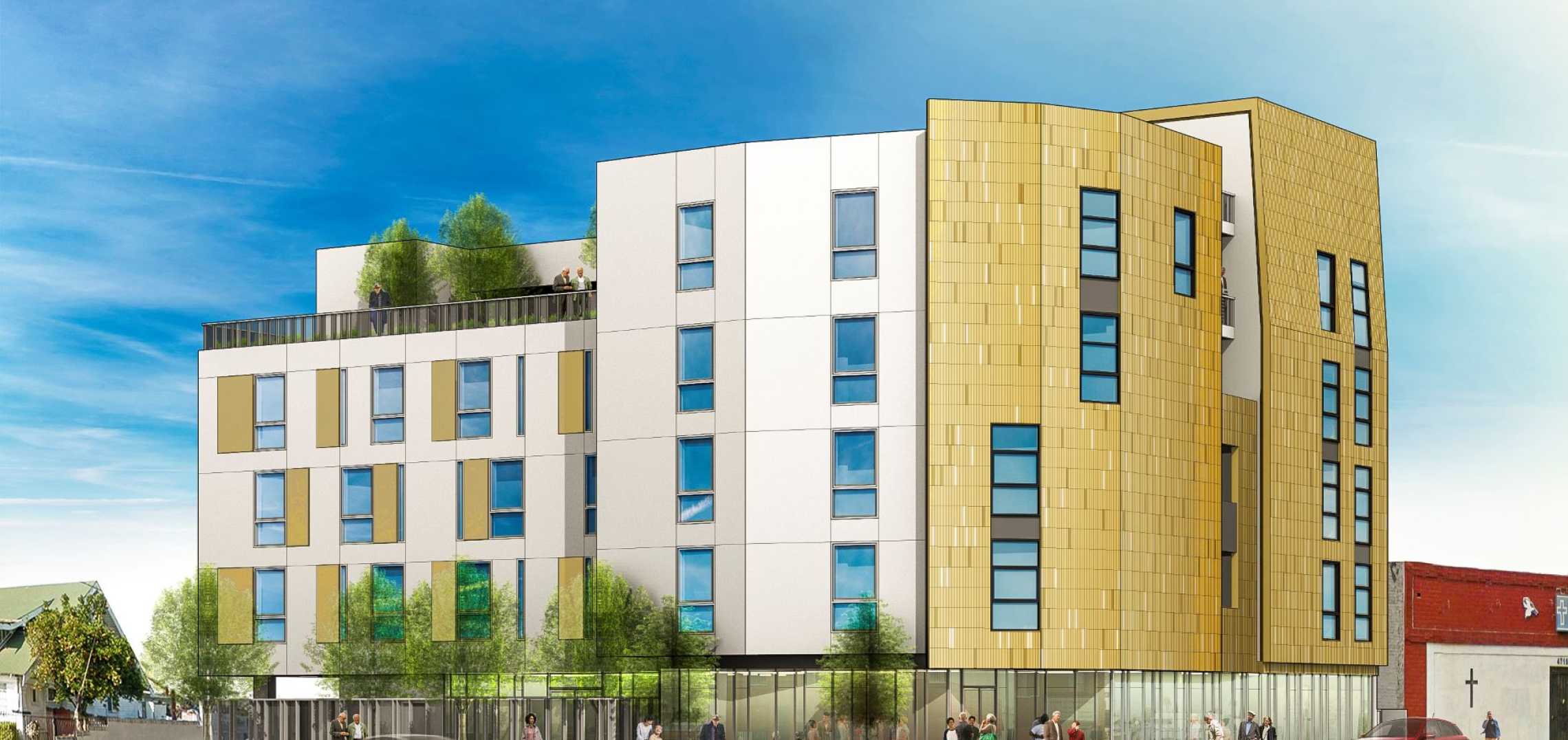 43unit supportive housing development unwrapped at 48th & Normandie